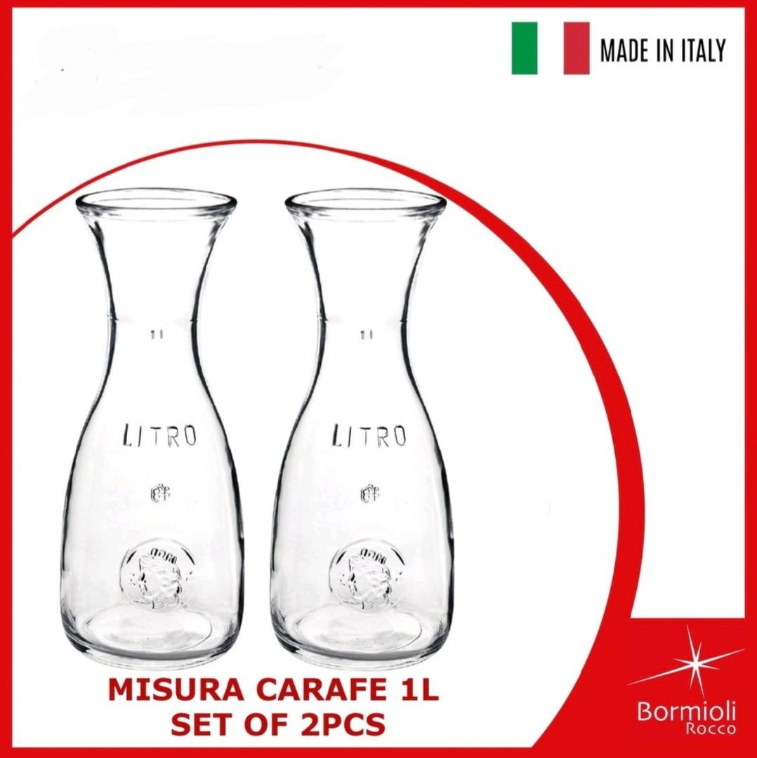  Bormioli Rocco Misura Wine Carafe, 8- 1/2 Ounces