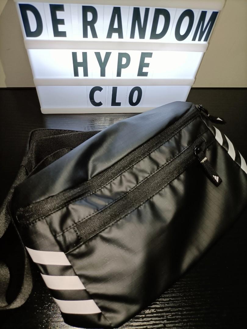 BRAND NEW ADIDAS FUTURE ICON WAIST BAG SLING HIP BAG FRONT ZIP POCKET ADJUSTABLE WAIST WITH BUCKLE