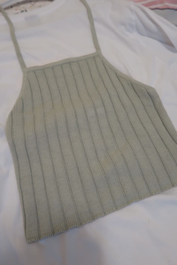Brandy Sage green tank, 女裝, 上衣, 背心 Carousell