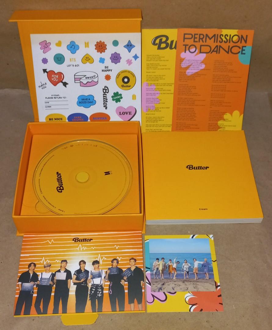 BTS Butter album SET unsealed complete inclusions, Hobbies & Toys