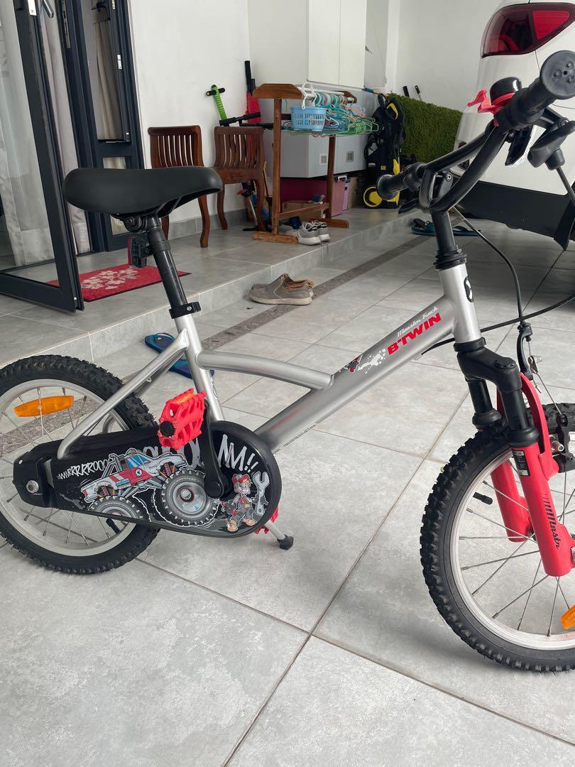 Btwin Monster Truck 16 kids bicycle for sale