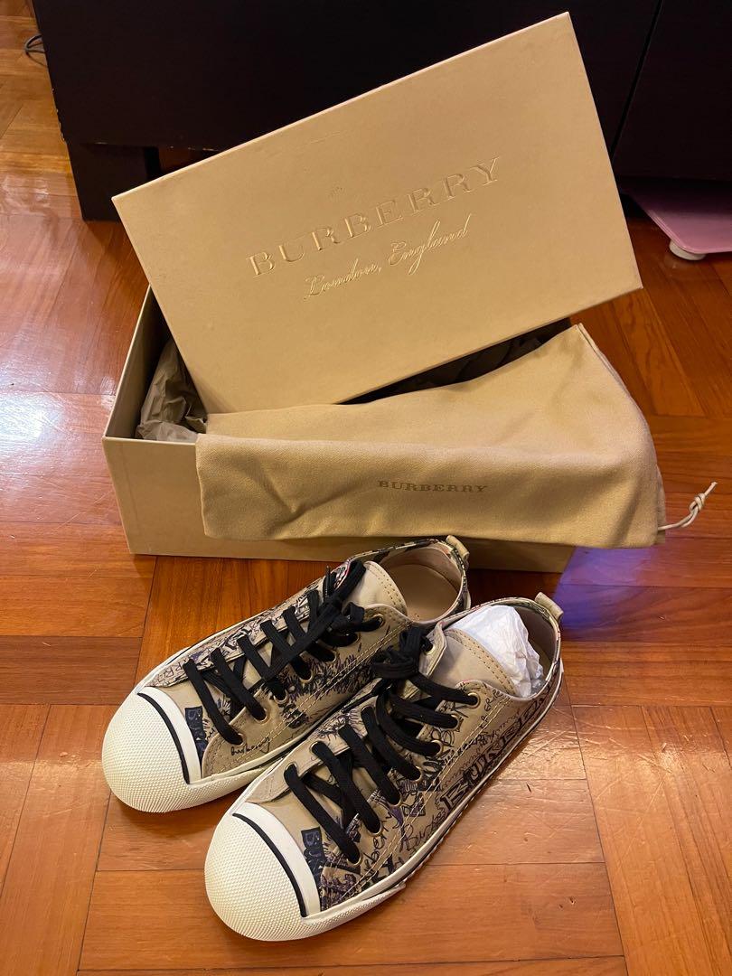 Burberry graffiti new arrivals print sneakers