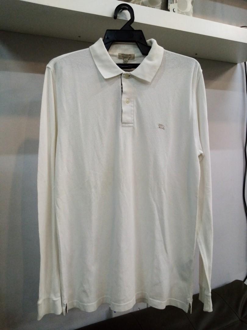 Burberry long sleeve dress shirt on sale