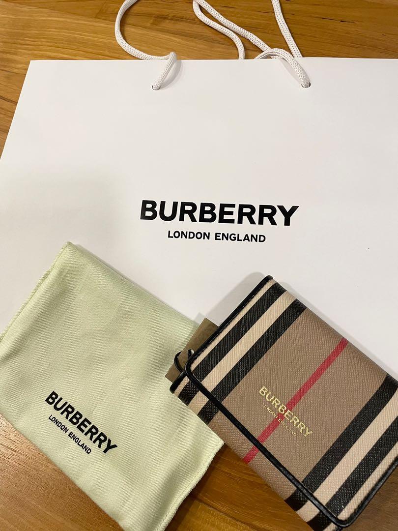 Burberry wallet tag discount