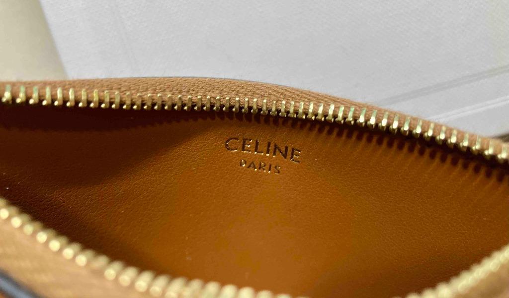 CELINE HOMME Leather-Trimmed Coated-Canvas Zip-Around Wallet for