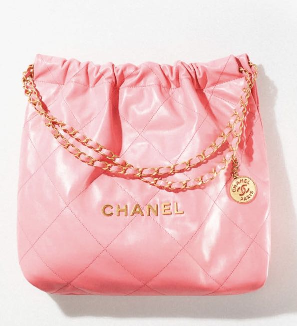 Chanel 22 Medium Bag Pink, Luxury, Bags & Wallets on Carousell