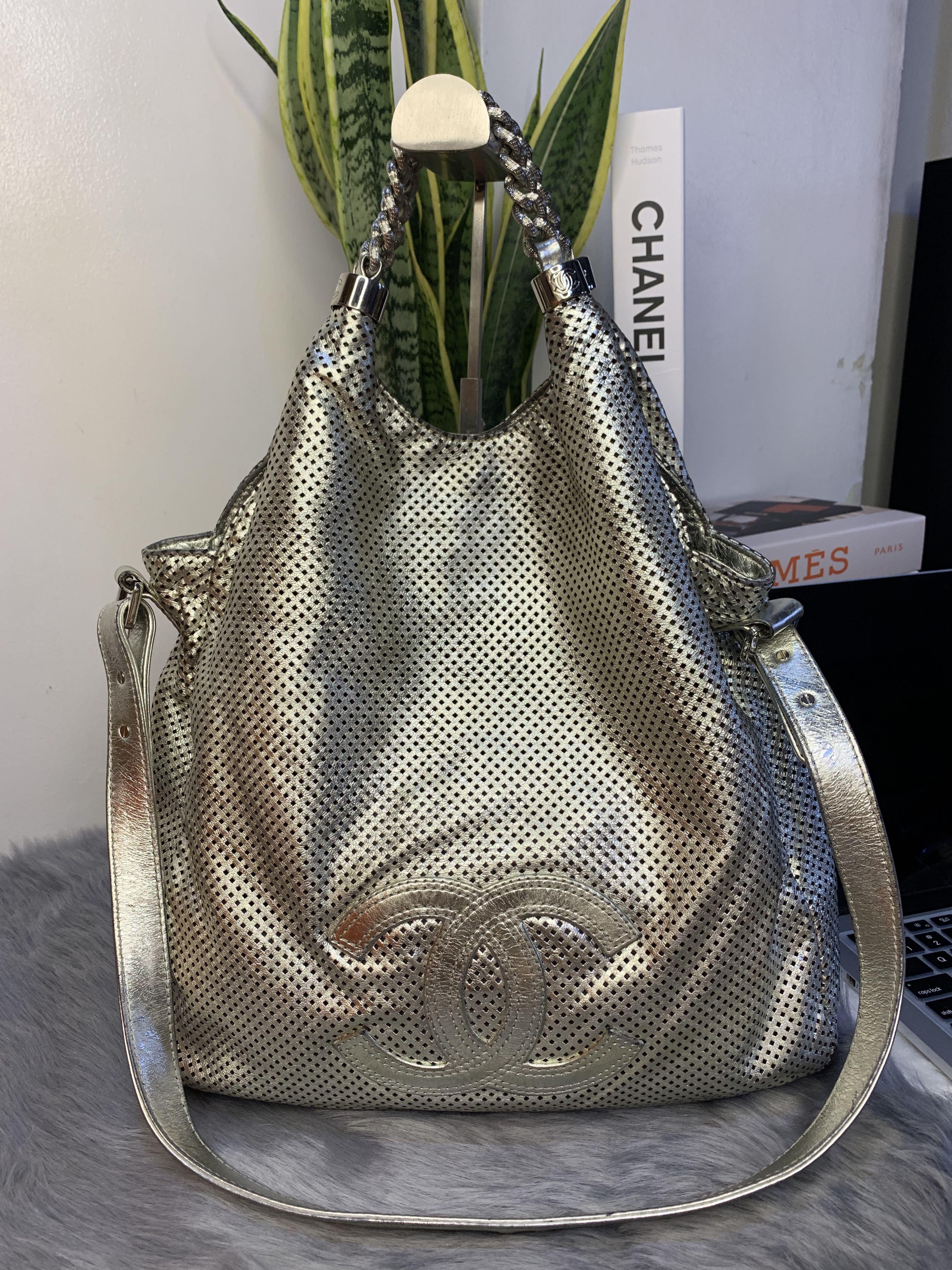 Chanel Perforated Rodeo Drive Hobo Bag
