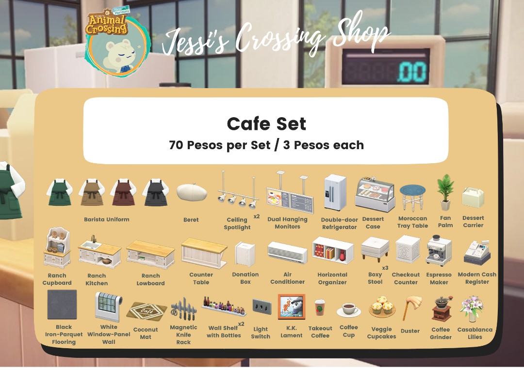 Cheap Animal Crossing Cafe Set, Video Gaming, Video Games, Nintendo on