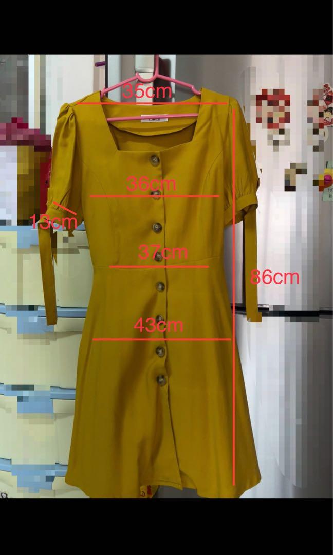 New yellow new arrivals dress