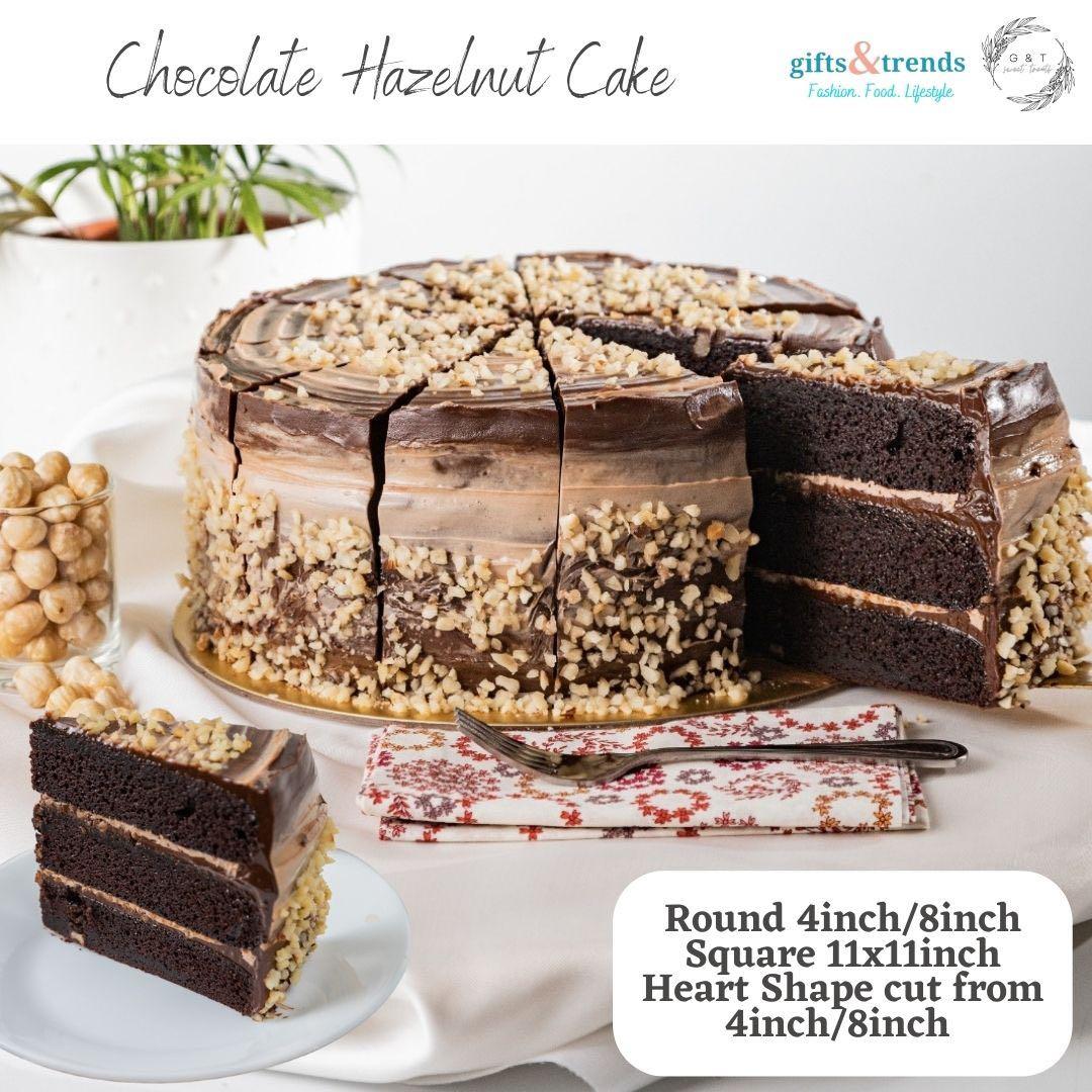 Buy Dutch Hazelnut Cake| Online Cake Delivery - CakeBee
