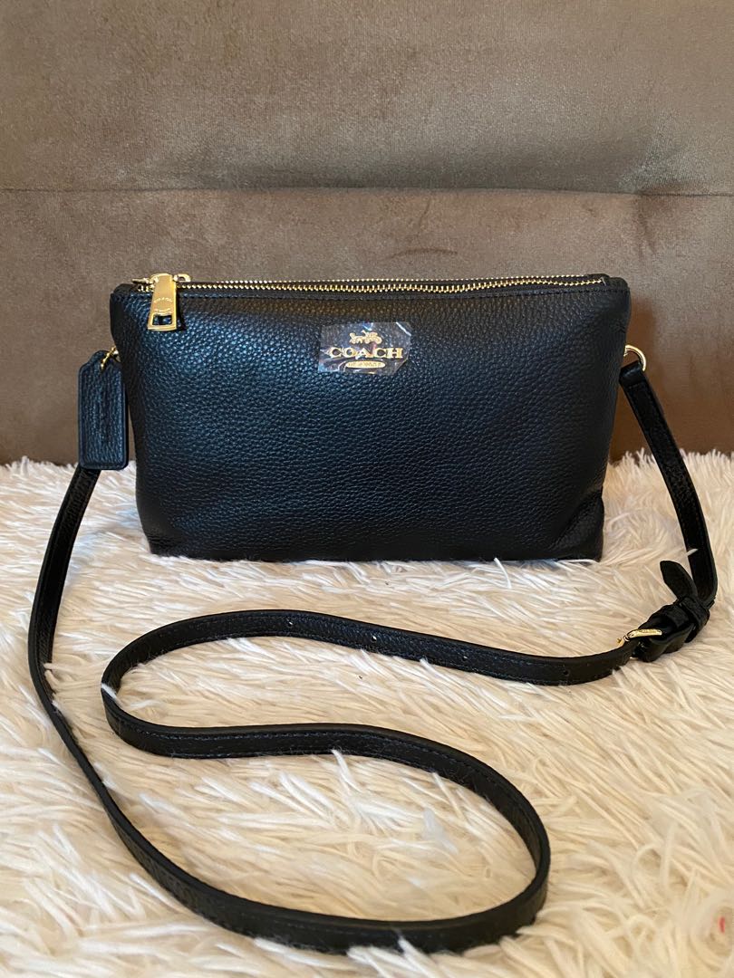 Coach lyla double zip crossbody deals