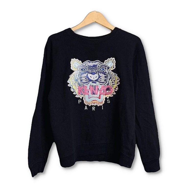 Crewneck Kenzo Paris Second, Fesyen Pria, Pakaian , Baju Luaran di Carousell