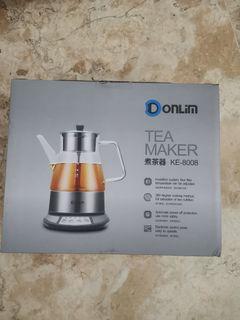 DonLim tea maker brand new, healthy glass electric kettle, for water, tea, coffee