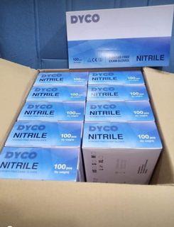 Dyco Nitrile blue gloves