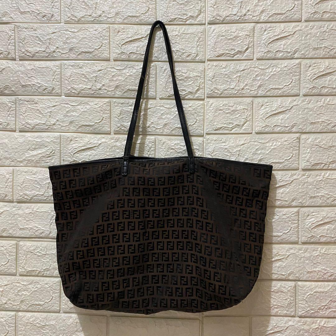 fendi tote bag black