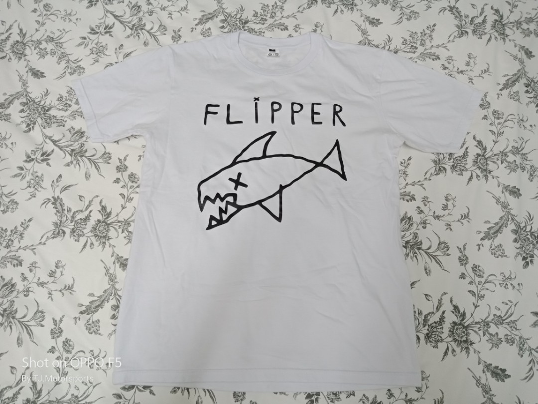 Flipper T Shirt Kurt Cobain Nirvana Size M Men s Fashion Activewear on Carousell