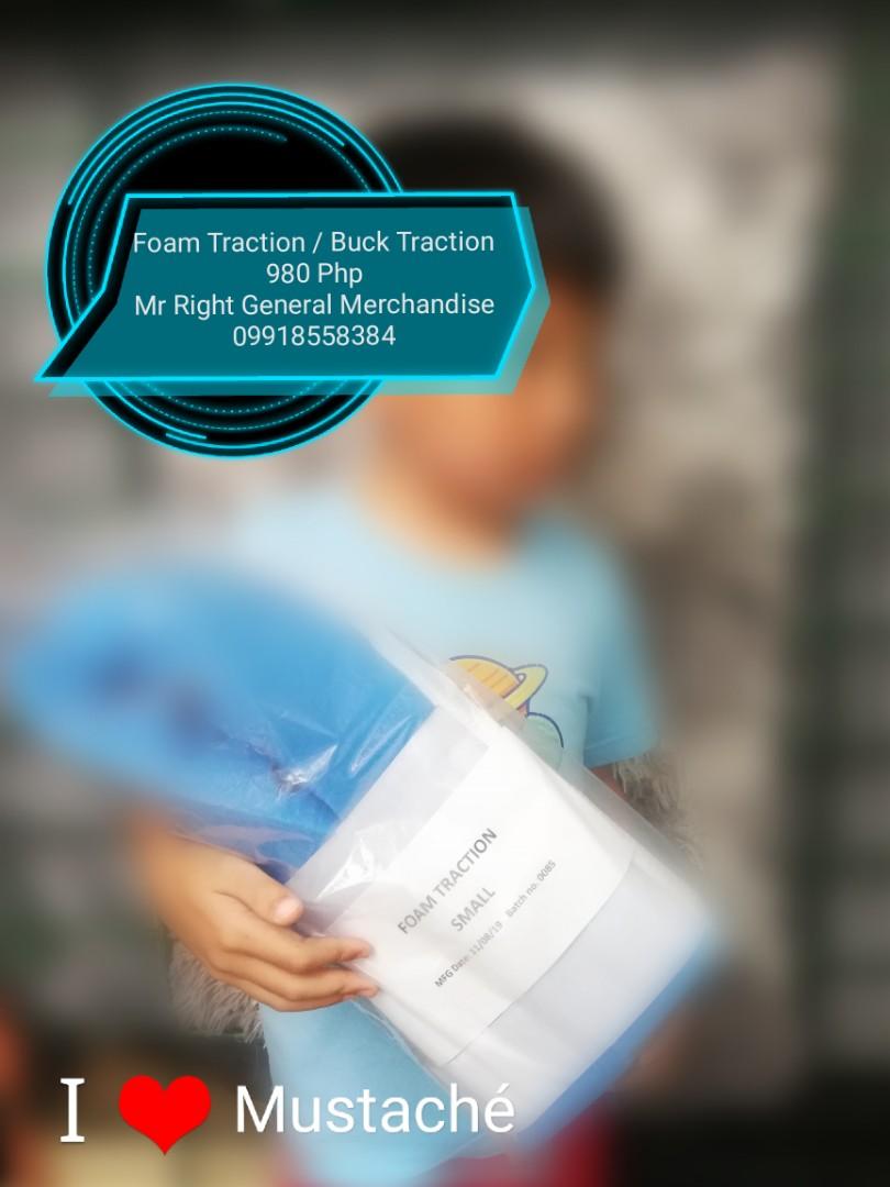 Foam buck traction support (Category: Braces, Support & Protection) located in Quezon City. Submitted by mrrightgeneralmerchandise (Listing ID 1157433264, Image 3). Description: Open for bulk purchase medical suppliers price Small Medium Large sizes available 09918558384 High quality convulated to prevent migration Universal design features Medial and lateral stays for added support and Ideal for post-op treatment of hip fractures, hip dislocatio
