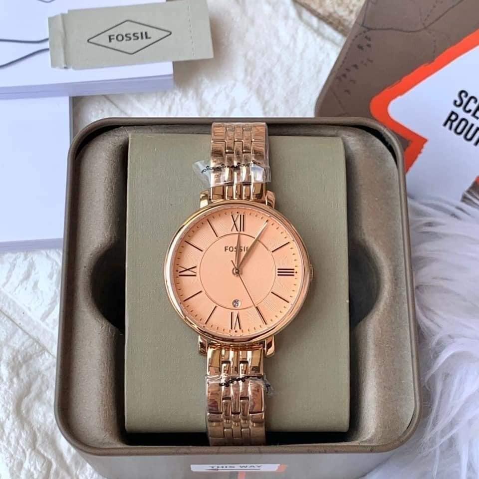 Fossil rosegold watch for women, Women 