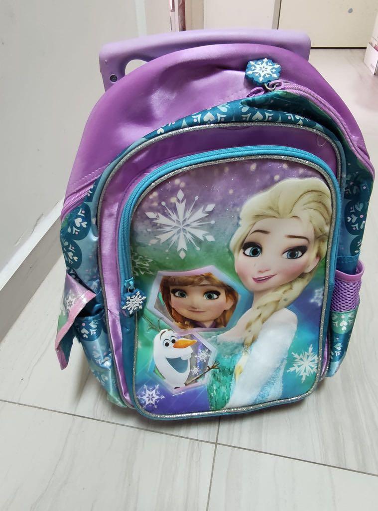 Frozen school bag trolley 2025