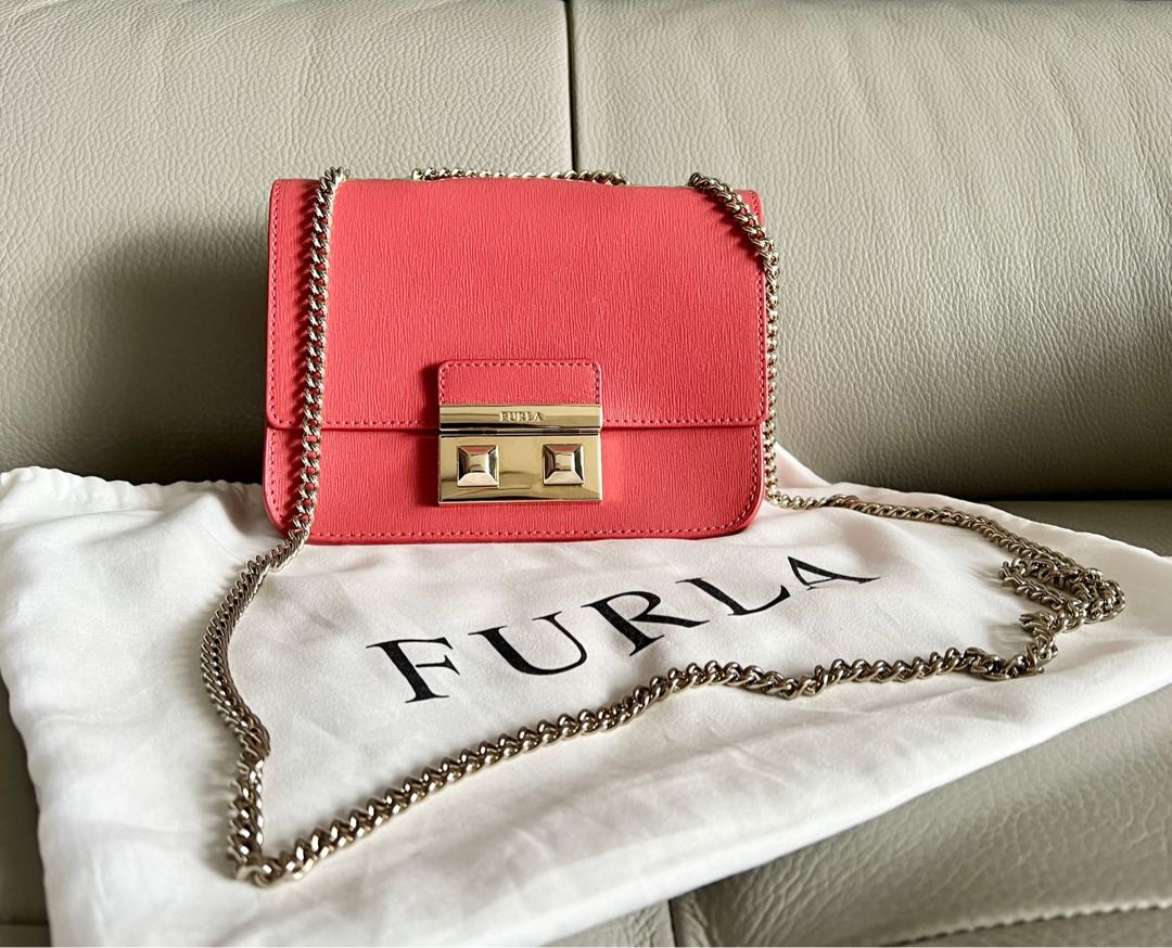 Furla bordeaux clearance bag