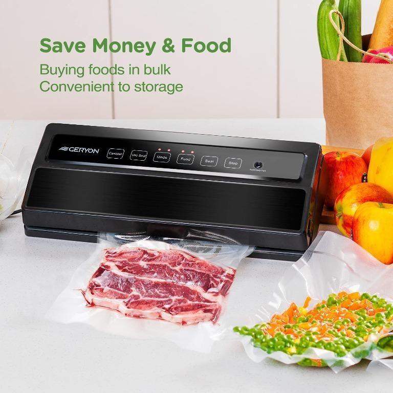 GERYON Vacuum Sealer, Automatic Food Sealer Machine for Food Savers w