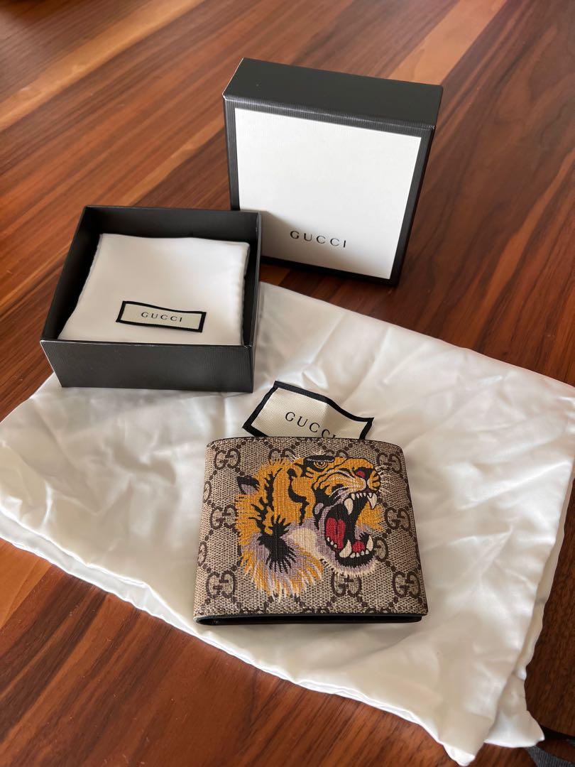 Gucci Wallet - Tiger Print GG Supreme Wallet, Men's Fashion, Watches &  Accessories, Wallets & Card Holders on Carousell