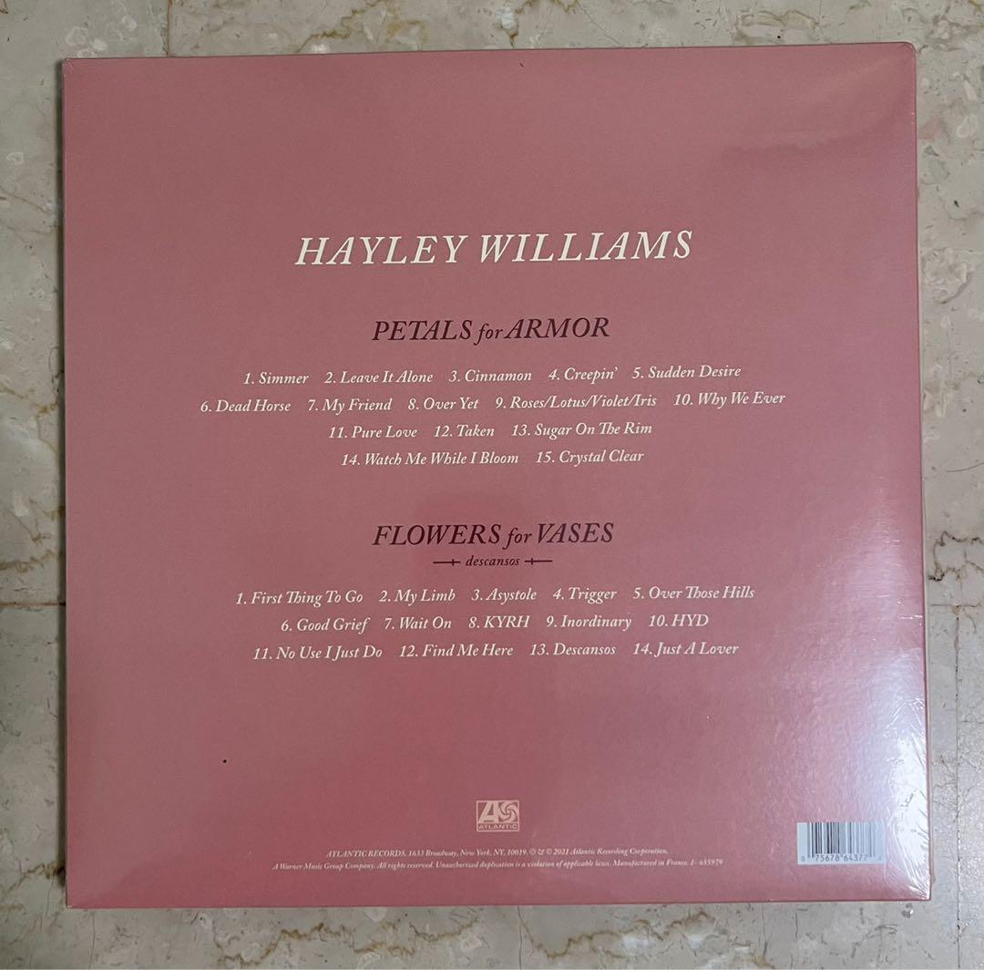 Hayley Williams 3LP Flowers for Vases/Descansos & Petals For Armor