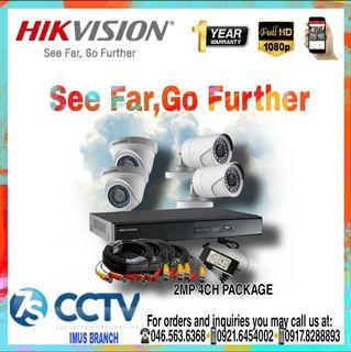 HIKVISION 4CH 2MP CCTV PACKAGE
