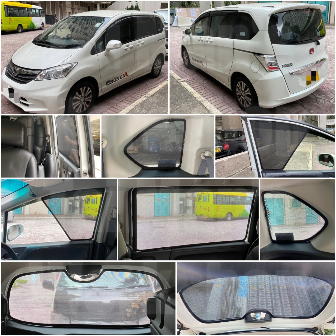 Honda Freed Spike Gb3 Gb4 的專車專用濾光窗網太陽擋 汽車配件 改裝 內外零件 Carousell