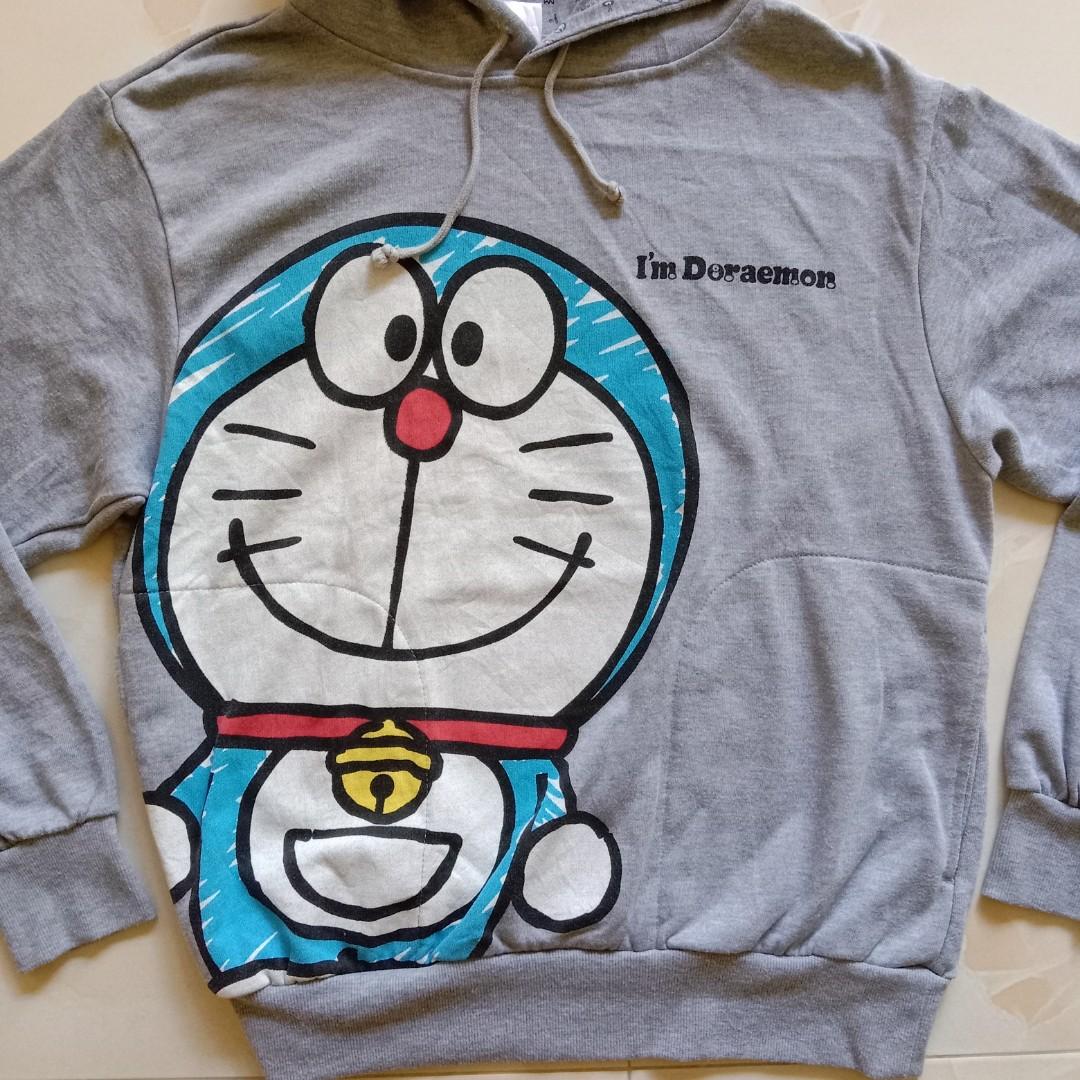 Jaket hoodie top doraemon