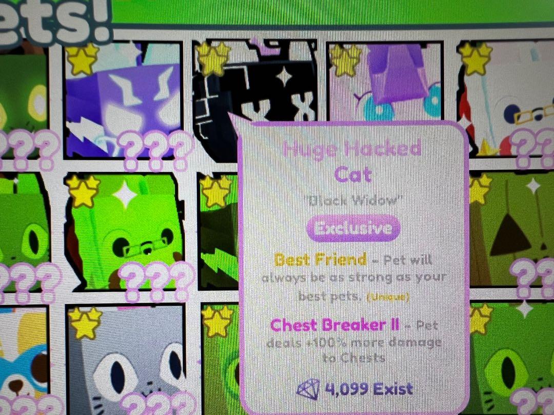 Huge Hacked Cat Pet Simulator X, Video Gaming, Gaming Accessories, InGame Products on Carousell