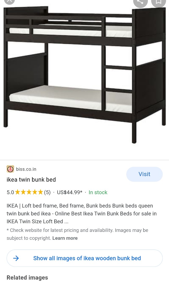 Ikea Bunk Bed 傢俬 家居 床架及, Bunk Beds Ikea Us