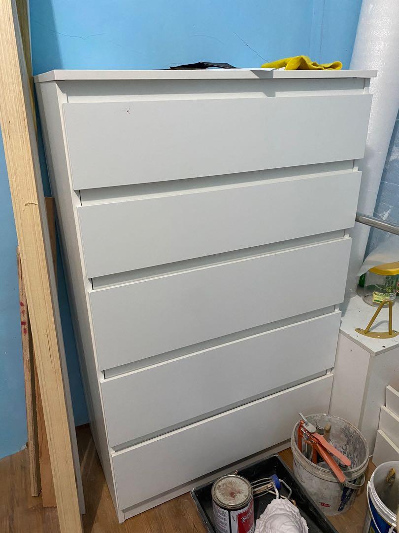 Ikea Kullen 5drawer (white), Furniture & Home Living, Furniture