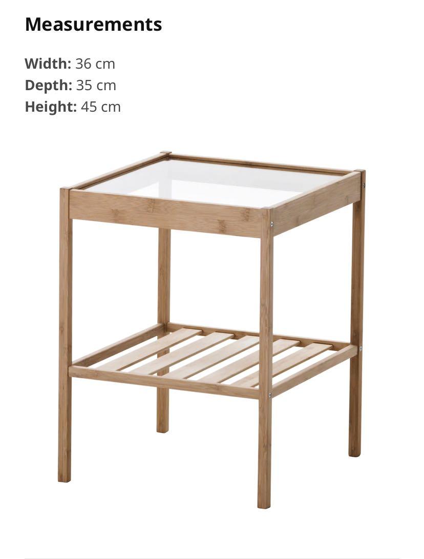 Ikea Nesna Side Table, Furniture & Home Living, Furniture, Tables & Sets on Carousell