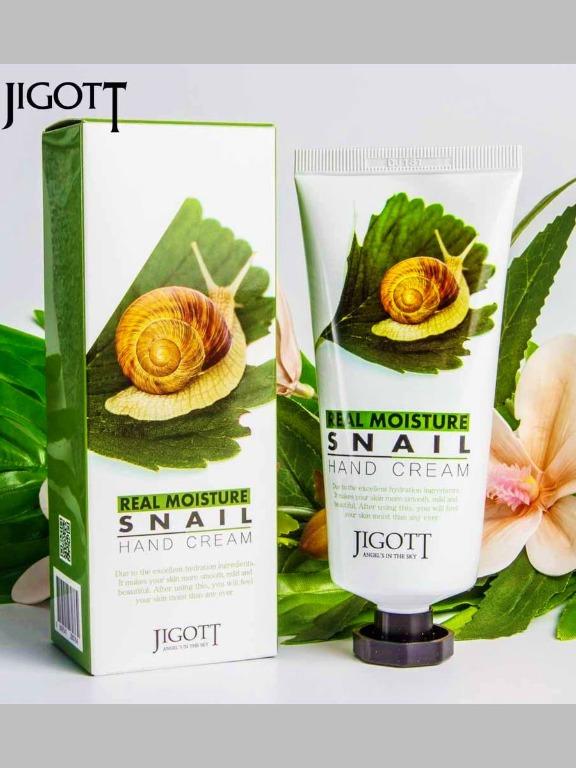 Jigott / Real Moisture / Snail Hand Cream / 100ml / IMPORTED!, Beauty ...