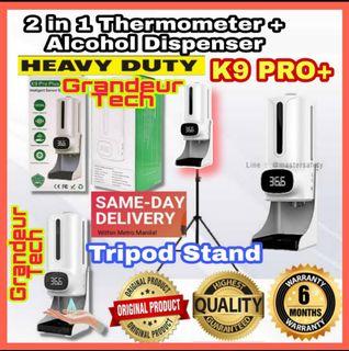 K9 Pro Plus 2 in 1 Thermometer Non-Contact Automatic Sensor plus Alcohol  Dispenser