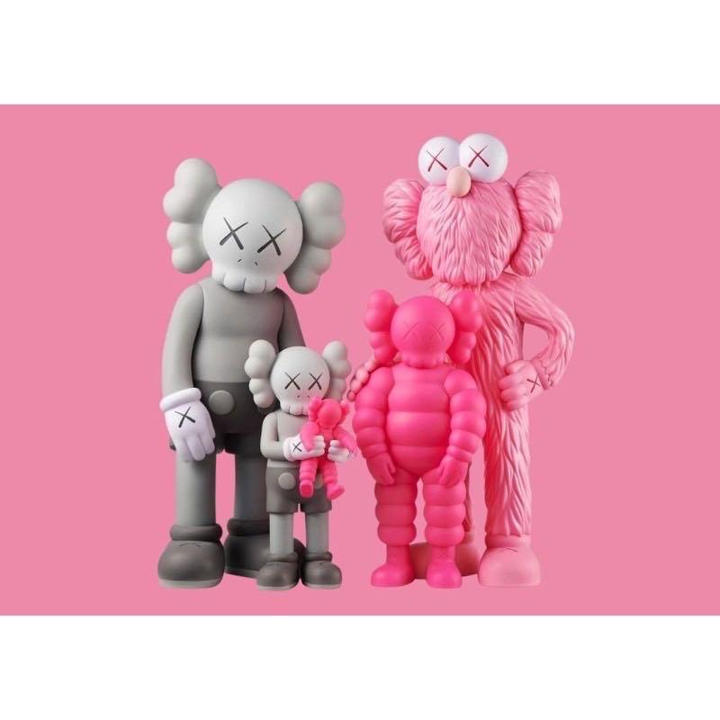Kaws Family 公仔 粉紅 情人節限定 發售款