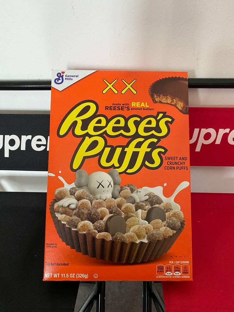 Kaws x Reese’s Puffs, Food & Drinks, Packaged & Instant Food on Carousell