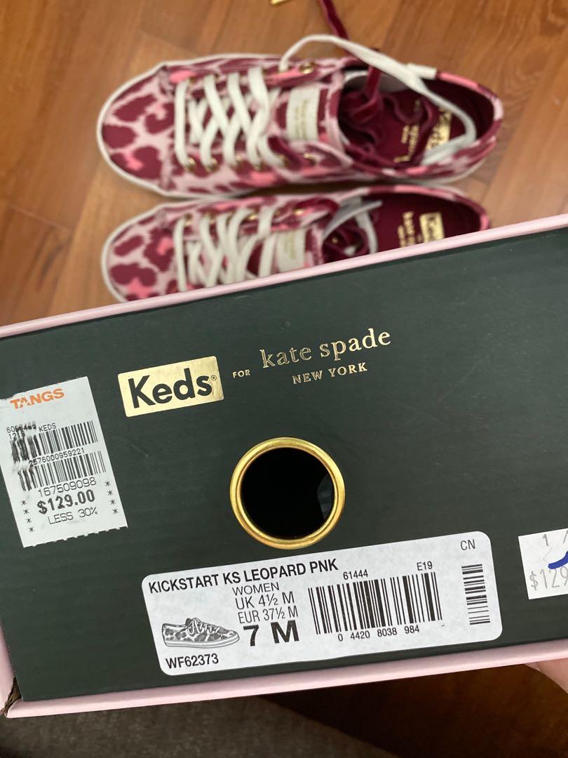Keds Kate spade leopard pink sneakers Women s Fashion Footwear