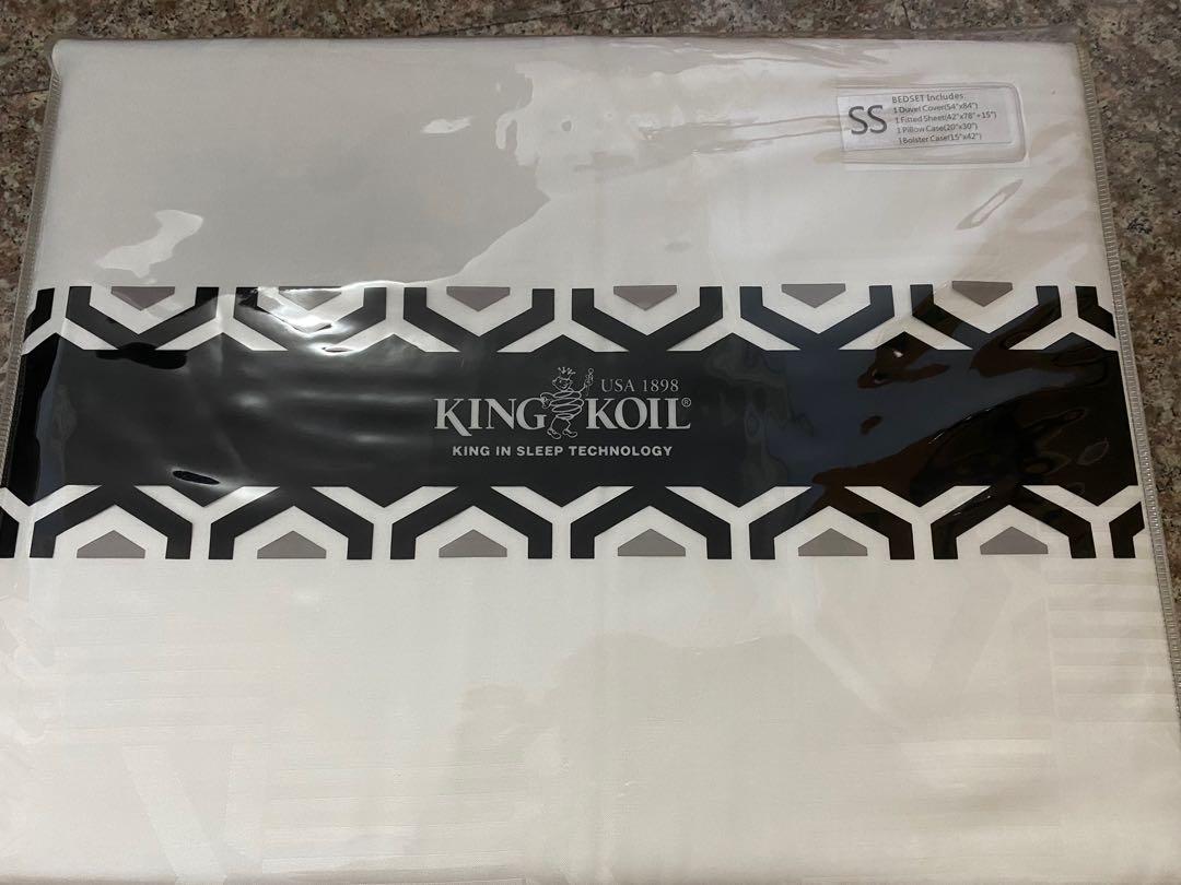 King Koil Bedsheet Set, Furniture & Home Living, Bedding & Towels on