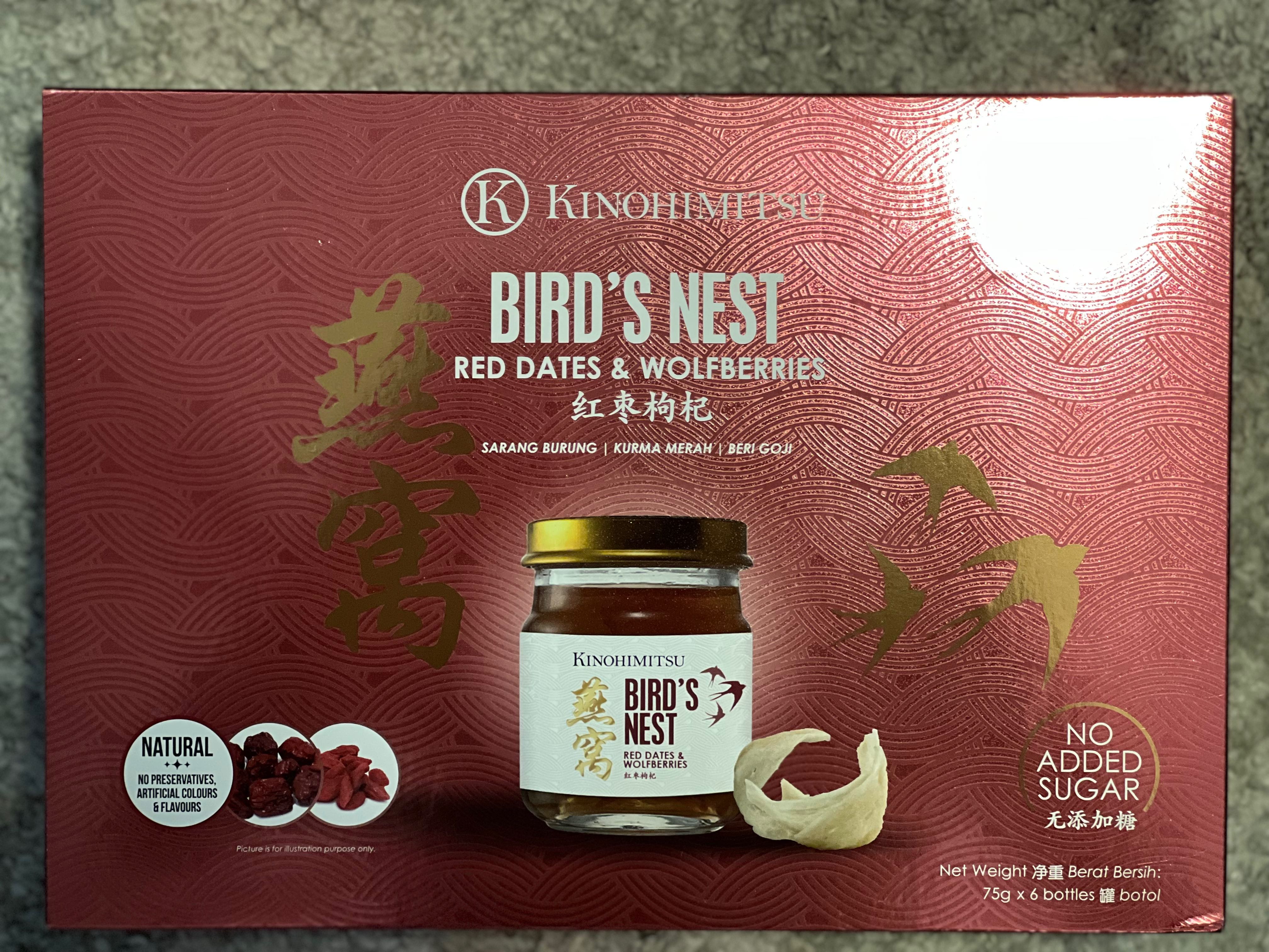 Kinohimitsu bird nest with red dates and wolfberries, Health