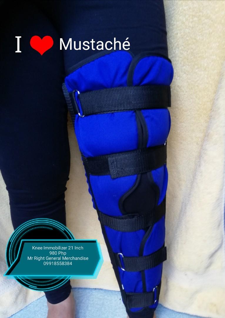 Knee Immobilizer support 21 inch (Category: Braces, Support & Protection) located in Quezon City. Submitted by mrrightgeneralmerchandise (Listing ID 1157429117, Image 1). Description: Knee Immobilizer 21 inch small -black medium-navy blue large -blue 09918558384 open for bulk purchase discount open for medical suppliers retailers wholesalers This knee splint is used to immobilize the knee after a serious injury. Adjustment is easy to achieve by u