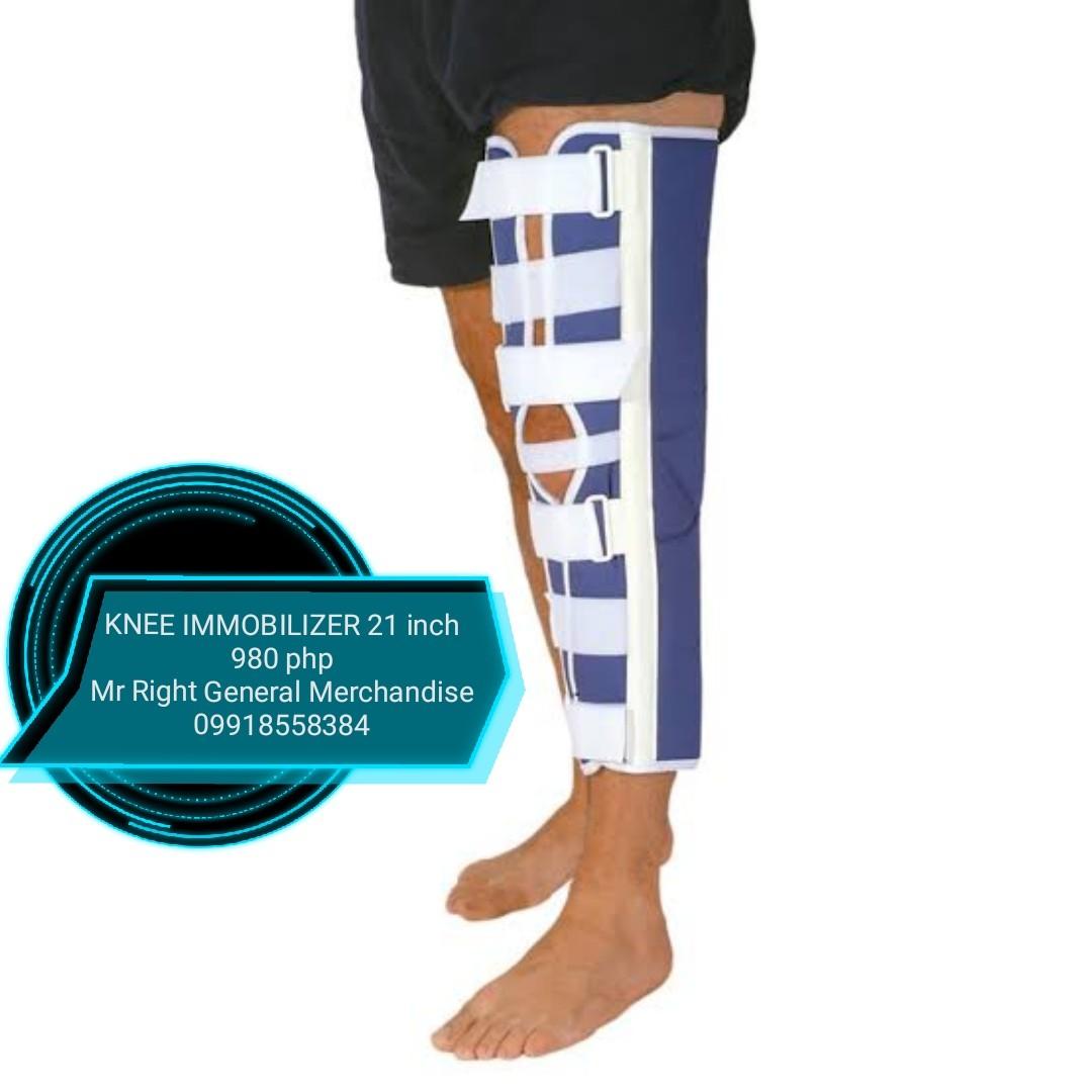 knee immobilizer support brace 21 inch (Category: Braces, Support & Protection) located in Quezon City. Submitted by mrrightgeneralmerchandise (Listing ID 1157438148, Image 1). Description: Knee Immobilizer 21 inch small -black n navy blue medium-navy blue large -blue 09918558384 open for bulk purchase discount open for medical suppliers retailers wholesalers This knee splint is used to immobilize the knee after a serious injury. Adjustment is ea