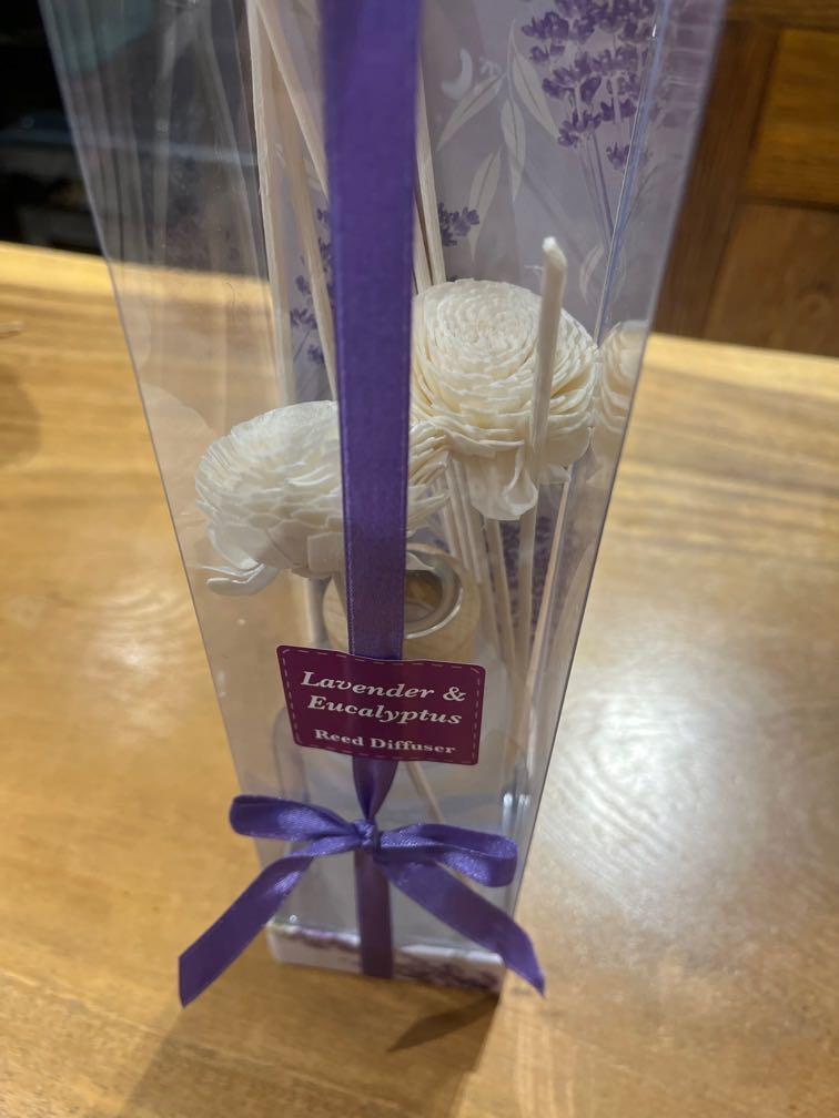 Lavender & Eucalyptus Reed Diffuser, Furniture & Home Living, Home
