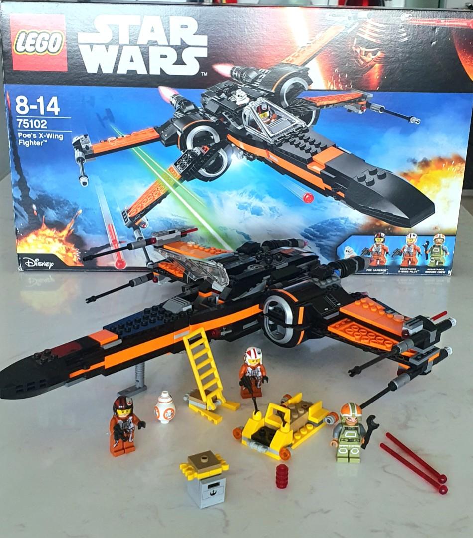 Lego 75102 Star Wars Poe's X-wing Fighter, - Complete set with Box