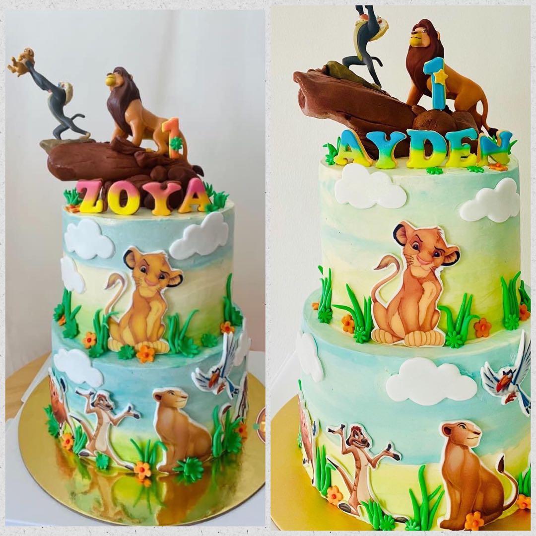 Lion Face, Kids Birthday Cake - CakeCentral.com