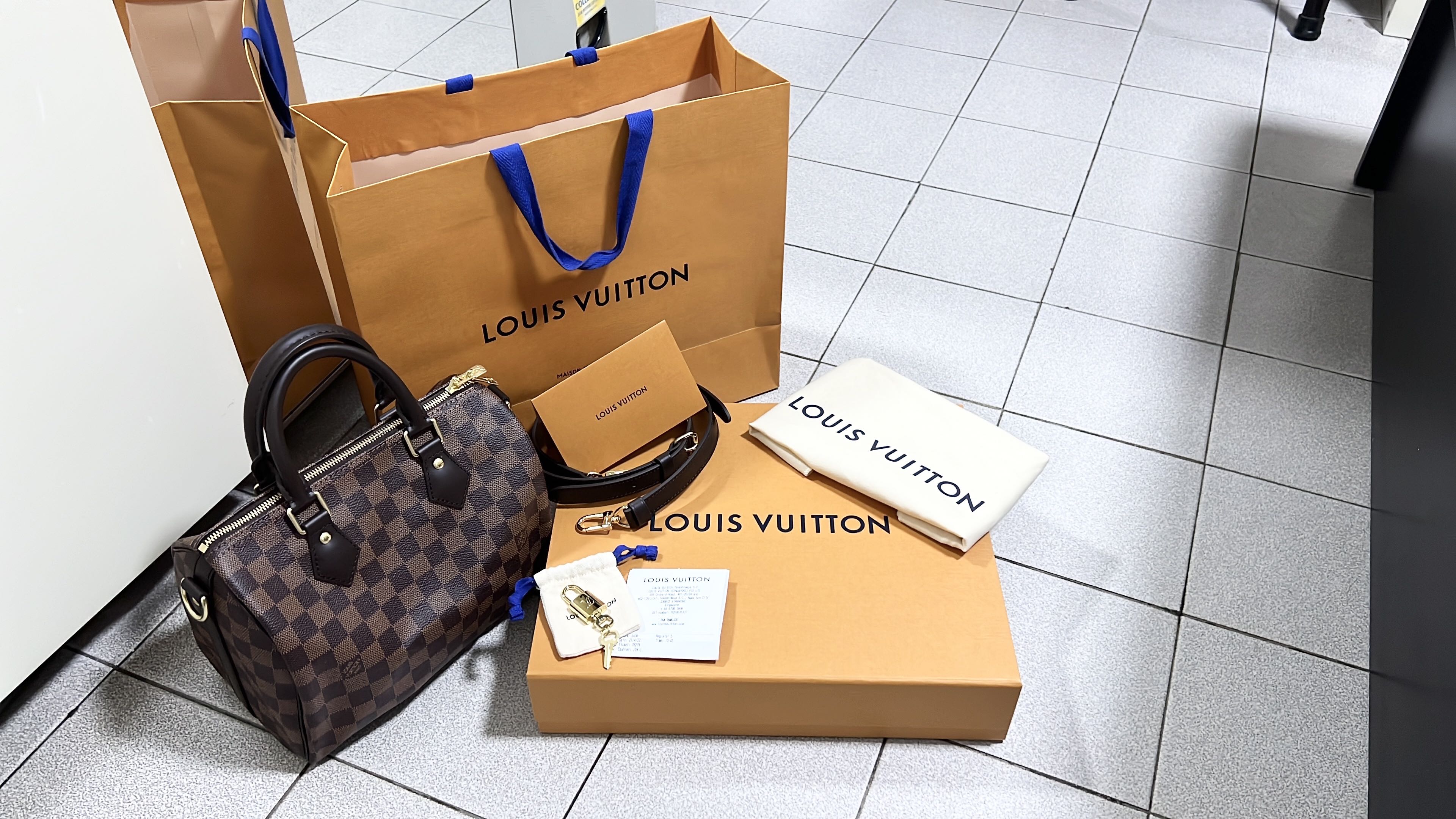 LV Speedy Bandouliere 25 (RFID Microchip), Luxury, Bags & Wallets on