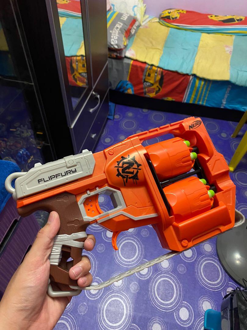 Nerf Zombie Strike Flipfury Hobbies Toys Toys Games on Carousell