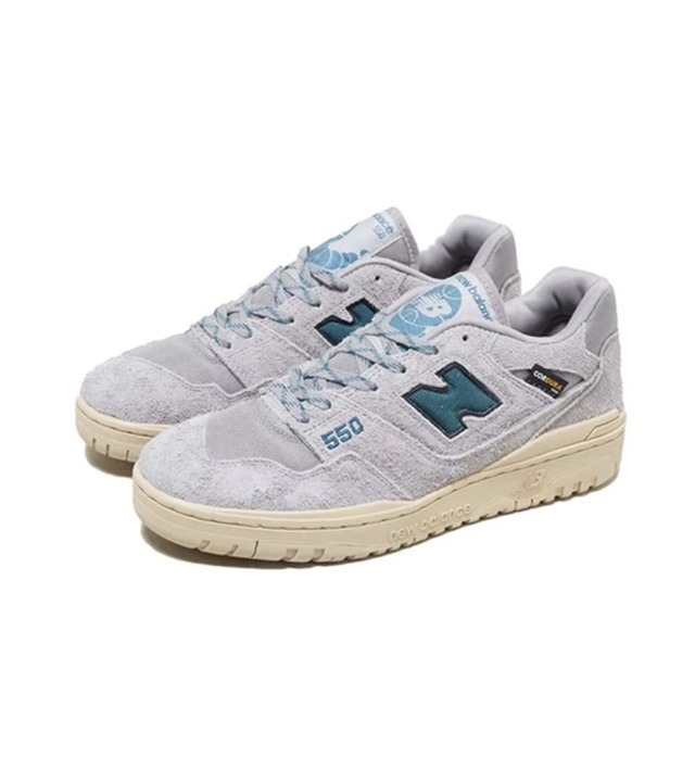 New Balance 550 Size? Exclusive Grey/Cream, Men's Fashion, Footwear,  Sneakers on Carousell