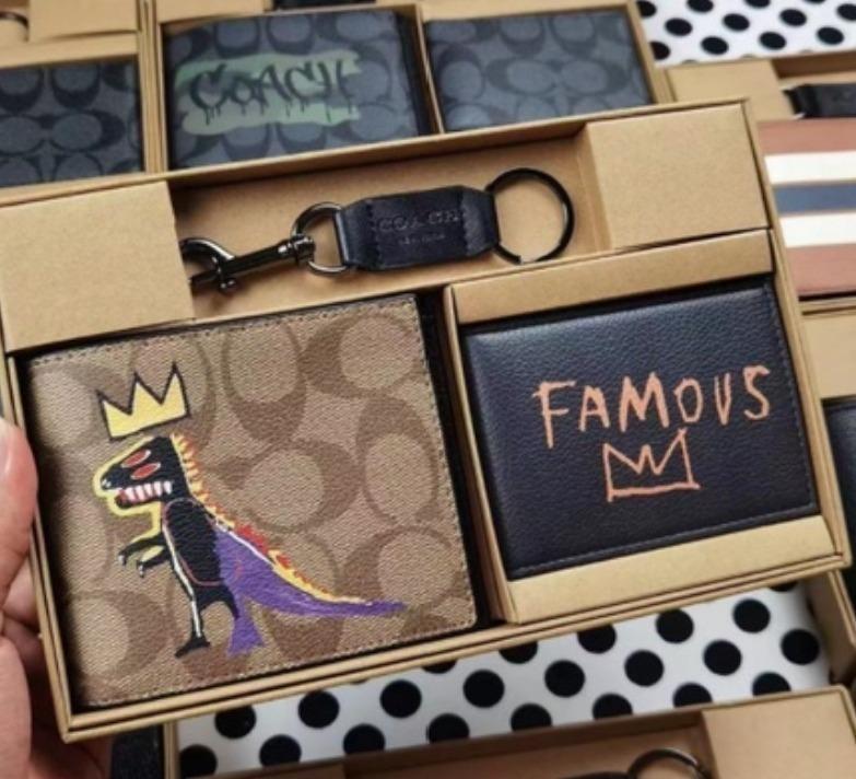 Coach discount basquiat wallet
